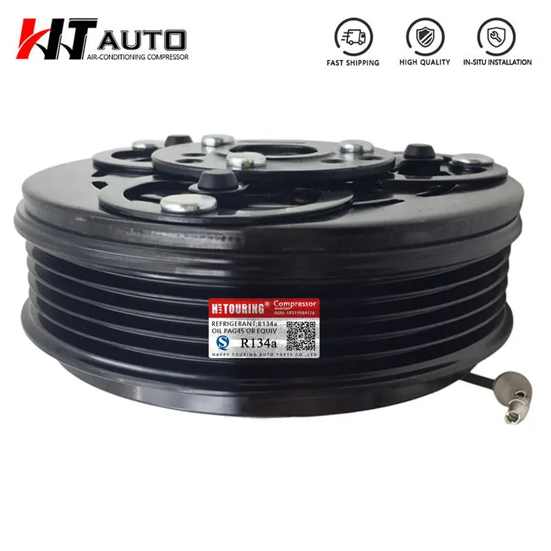 

Auto AC Air conditioning Compressor electromagnetic clutch For Car Nissan Qashqai 2.0L Bearing Size 355520 6 grooves