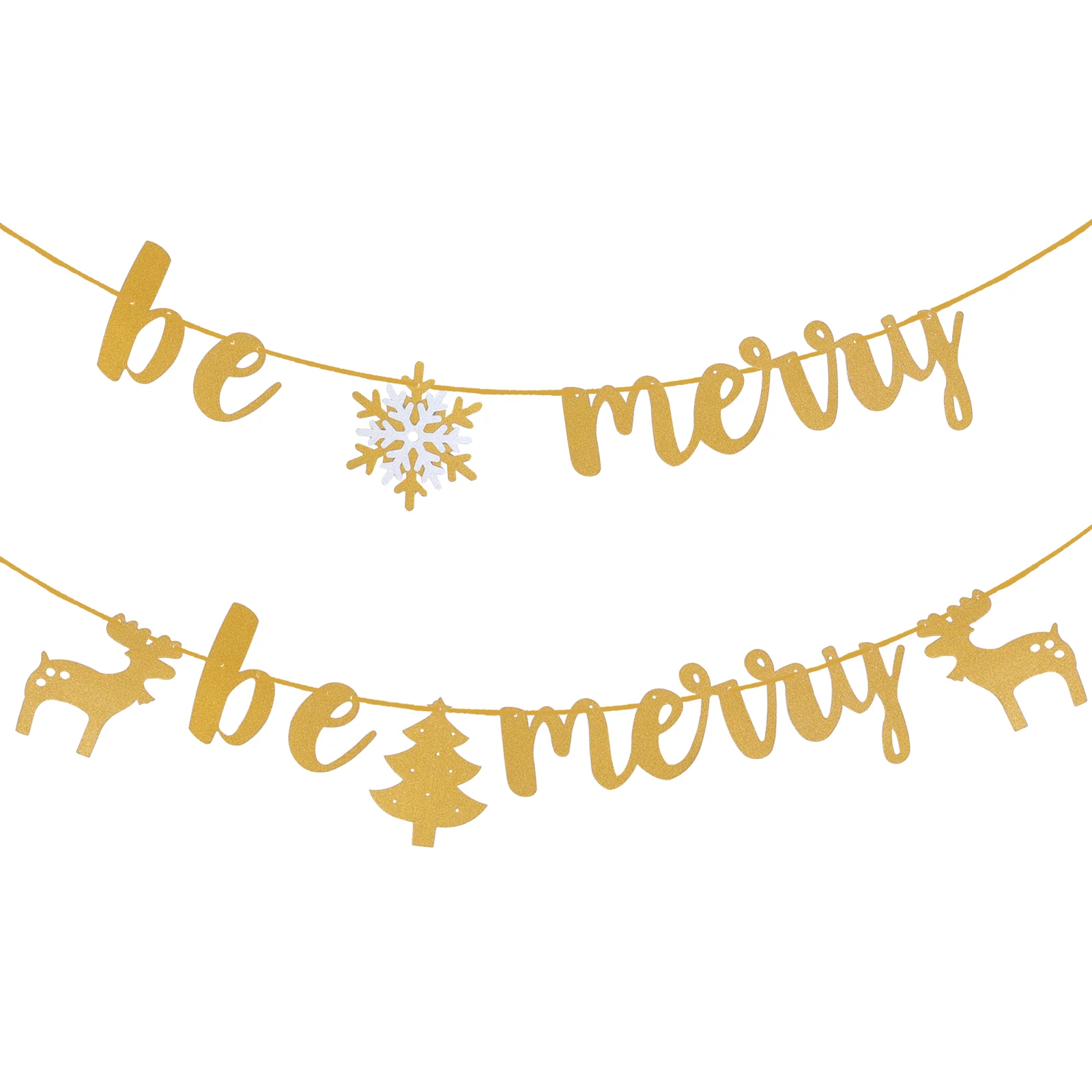 

Christmas Banner Hanging Party Photo Year New Prop Garland Fireplace Decoration Decor Flagspennant Holiday Flag Sign Supplies