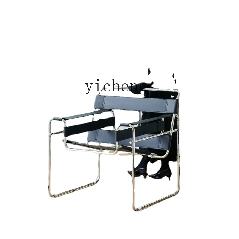 Кресло с подлокотником из нержавеющей стали Xl кресло в стиле ретро Ins диван для