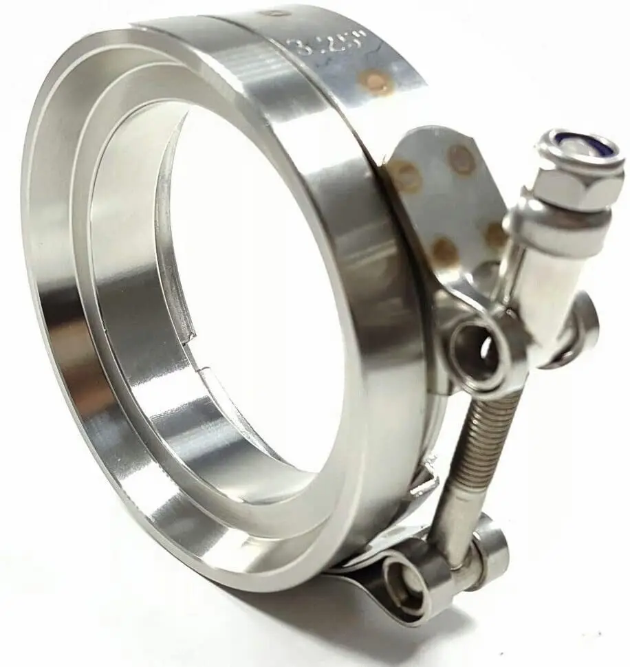 Выхлопная турбина GT45 GT45R с V-образным зажимом и фланцем 3 25 дюйма/4 дюйма из