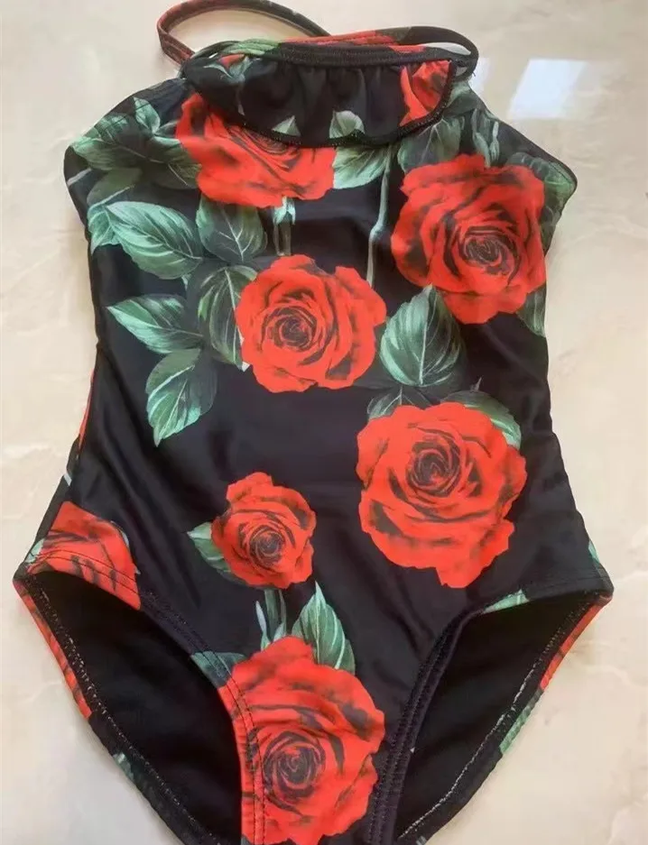 

Женский слитный купальник с принтом, летний Цельный купальник для девочек 90-2022 см, 2, 3, 4, 6, 8, 10, 12 лет, 150