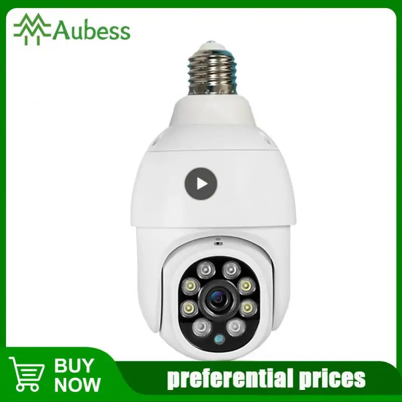 

2/3/5PCS E27 Bulb Auto Tracking Ip Camera Night Vision Smart Camera Remote Viewing Security Surveillance Cctv Camera Light Bulb