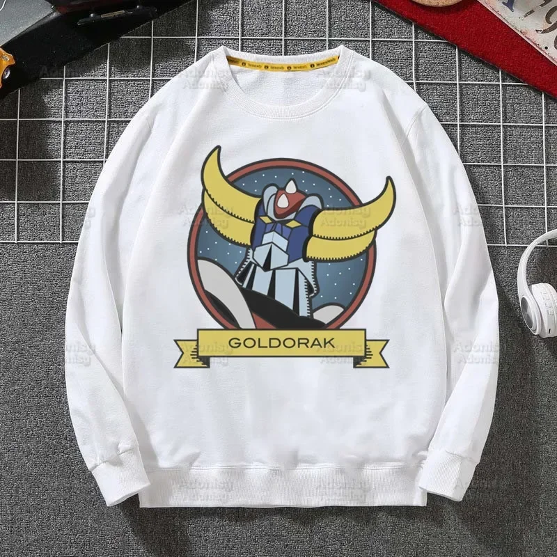 Толстовка Goldorak с роботом НЛО Космический Свитшот Harajuku ультрабук ностальгия