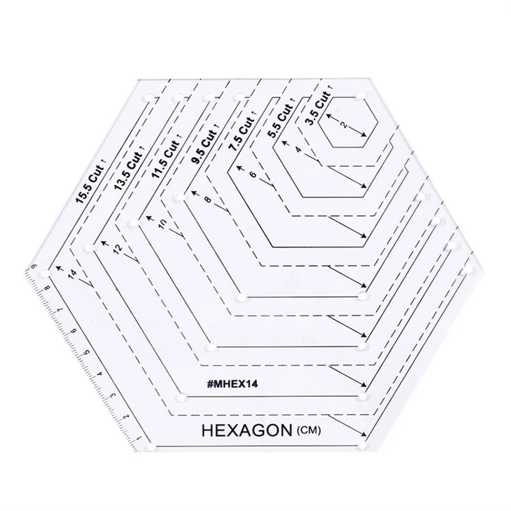 

6 Pieces Quilting Rulers Square Neckline Shoulder Line Sewing Templates Non-Slip Dressmaking Tailors Gift for Beginners