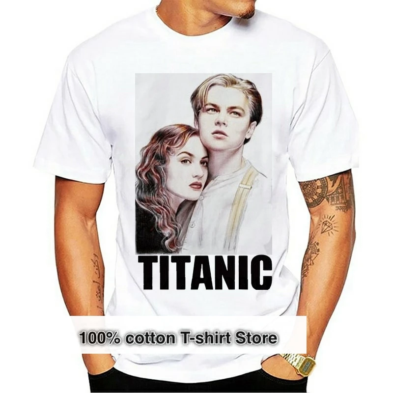 

Leonardo DiCaprio Titanic Tee Short Sleeve Cotton T-shirt Women and Men(1)