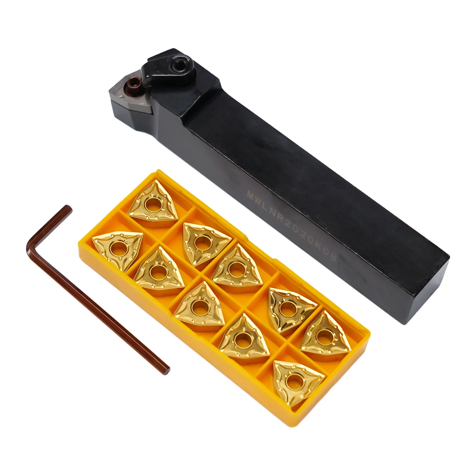 Держатель для токарного инструмента карбидная вставка DWLNR2020K08 держатель