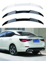 abs gloss black rear trunk spoiler boot lip for nissan sylphy 2020 2022 exterior parts car accessories body kit