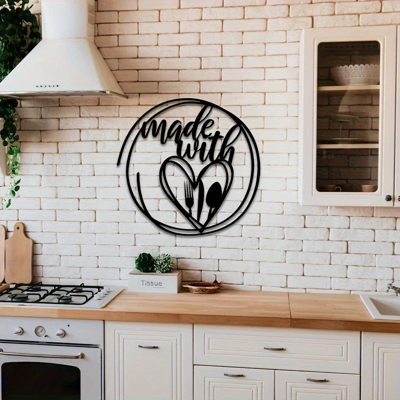 Металлические Вывески С Монограммой Декор Для Кухни Настенный В Форме Сердца