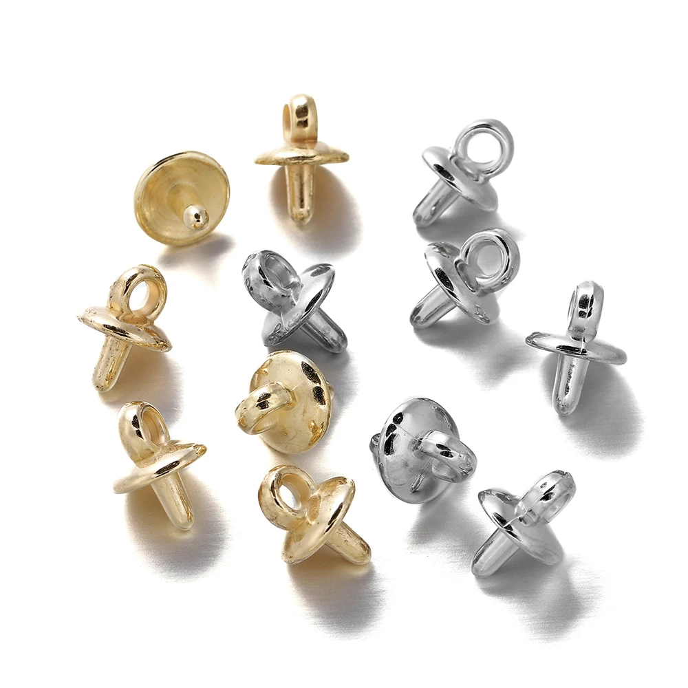 

100Pcs/Lot CCB Small Eye Pins with Cap Hook Eyelets Screw Threaded for DIY Necklace Pendants Jewelry Findings Making Supplies