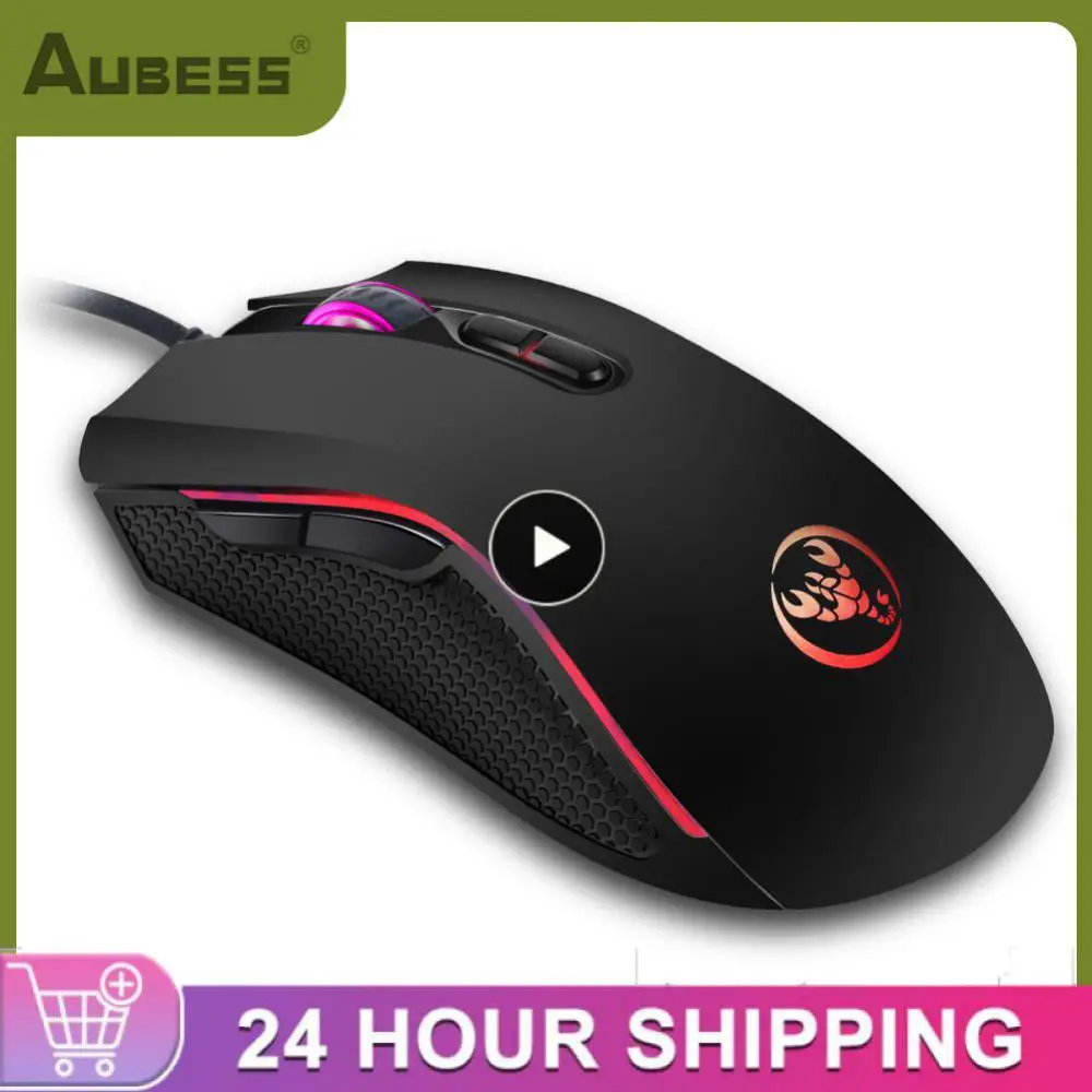 

Office 3200dpi Wired Gaming Mouse E-sports Luminous Mouse Game Usb Ergonomic Mouse Pc Accessories Competitive Optical Adjustable
