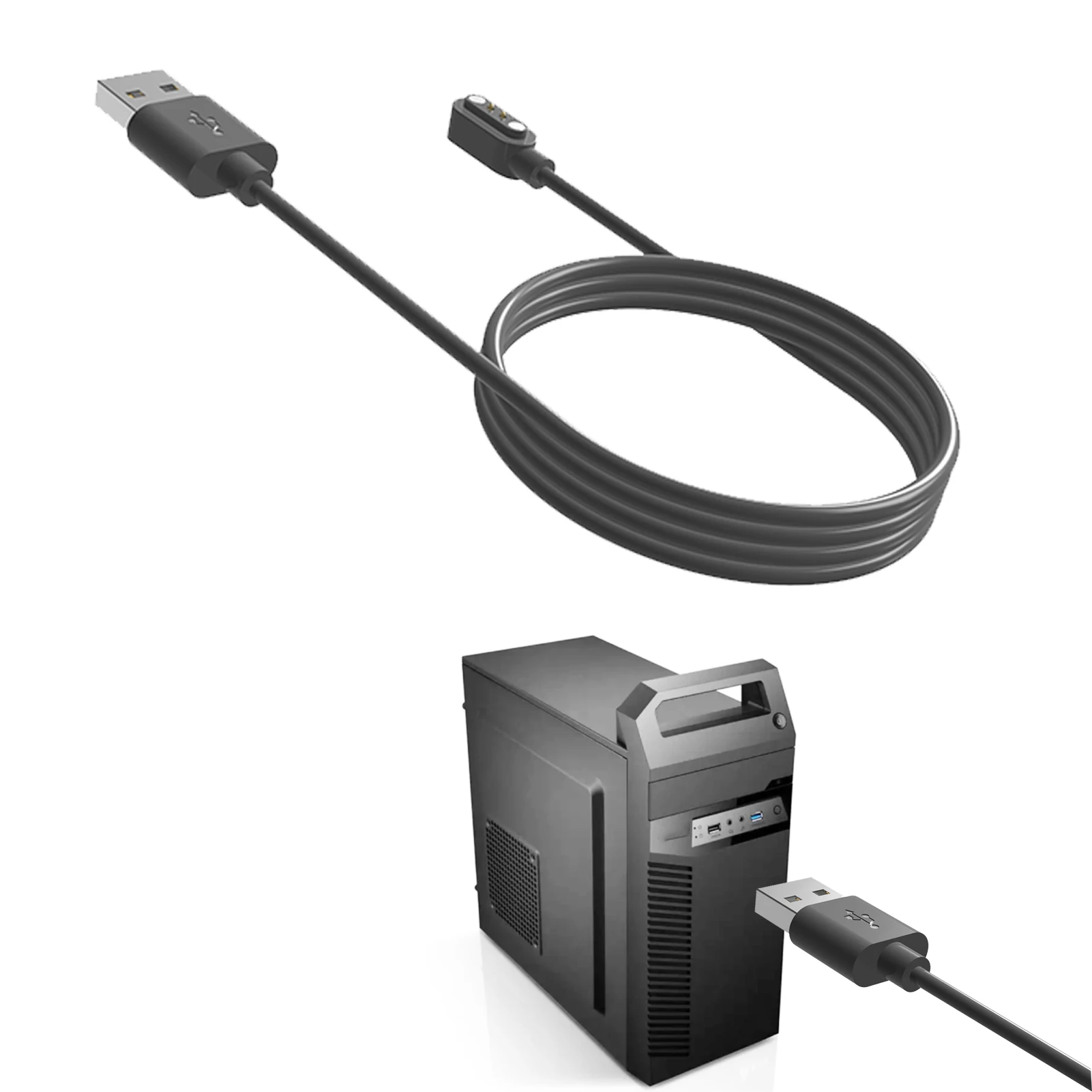 Док-станция для смарт-часов с USB-кабелем для зарядки