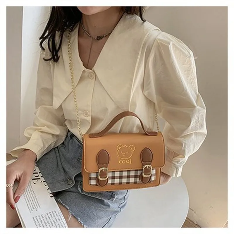 

Сумка на плечо в японском стиле Lolita JK, винтажная сумка-мессенджер, женские сумочки Kawaii, сумка через плечо из искусственной кожи