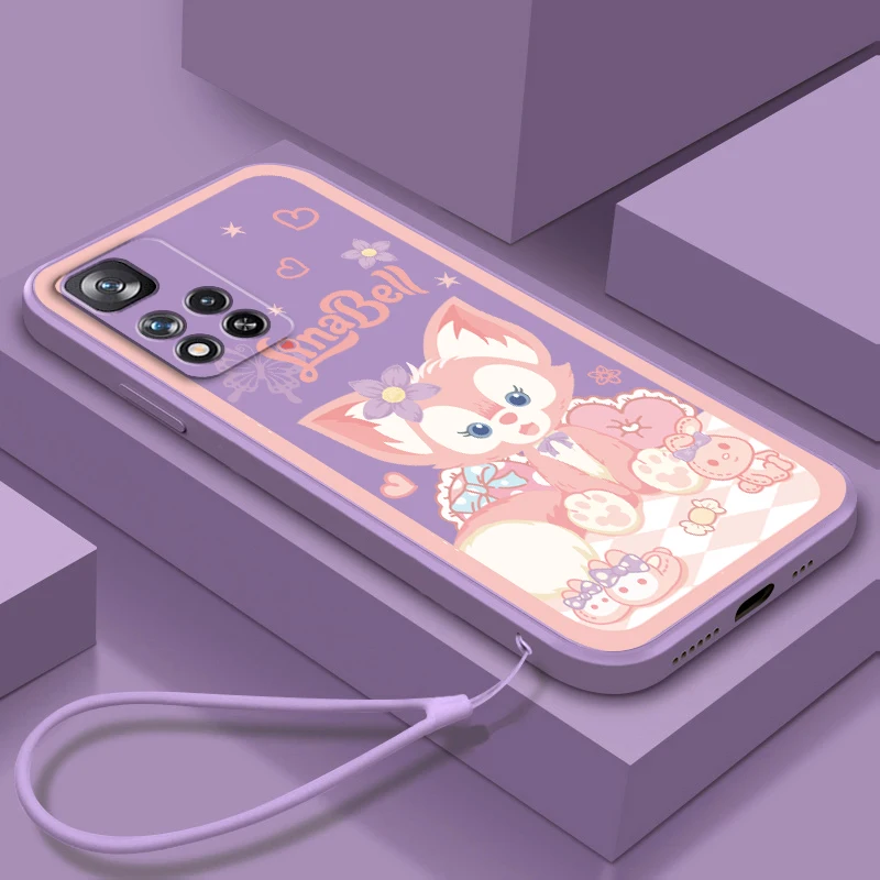 

Lena Belle Star Dew Disney Liquid Rope TPU Funda Phone Case For Xiaomi Redmi Note 11 11S 11T 10S 10 9S 9T 9 8T 8 Pro Plus 5G