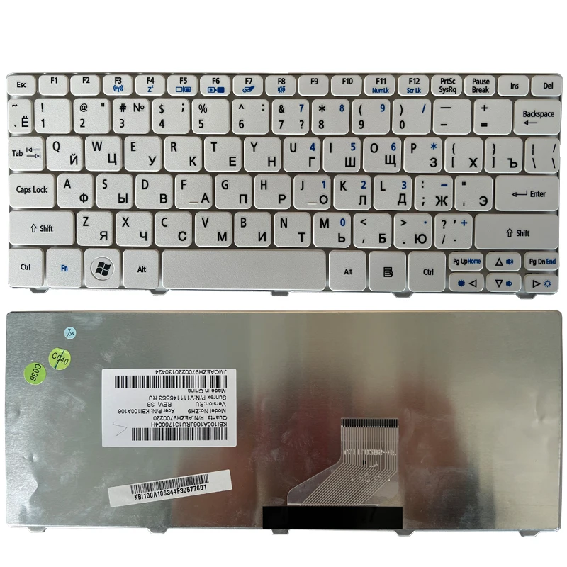 Новая русская Русская клавиатура для ноутбука Acer 9z. N3k82.q0r PK130D31A04 PK130AE2004 PK130AU3004