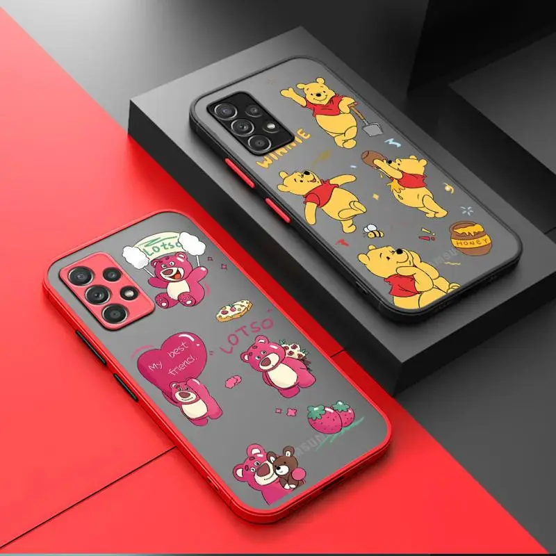 Чехол для телефона Samsung Galaxy A33 A24 A13 A52 A53 A70 A73 A22 A12 A42 Защитный чехол Funda Disney Winnie Pooh Tigger
