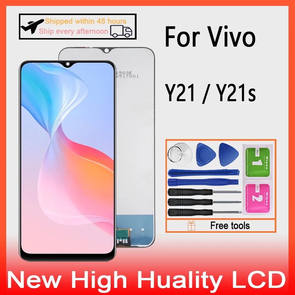 

Original For Vivo Y21 V2111 LCD Display Touch Screen Digitizer For Vivo Y21s V2110 LCD Replacement