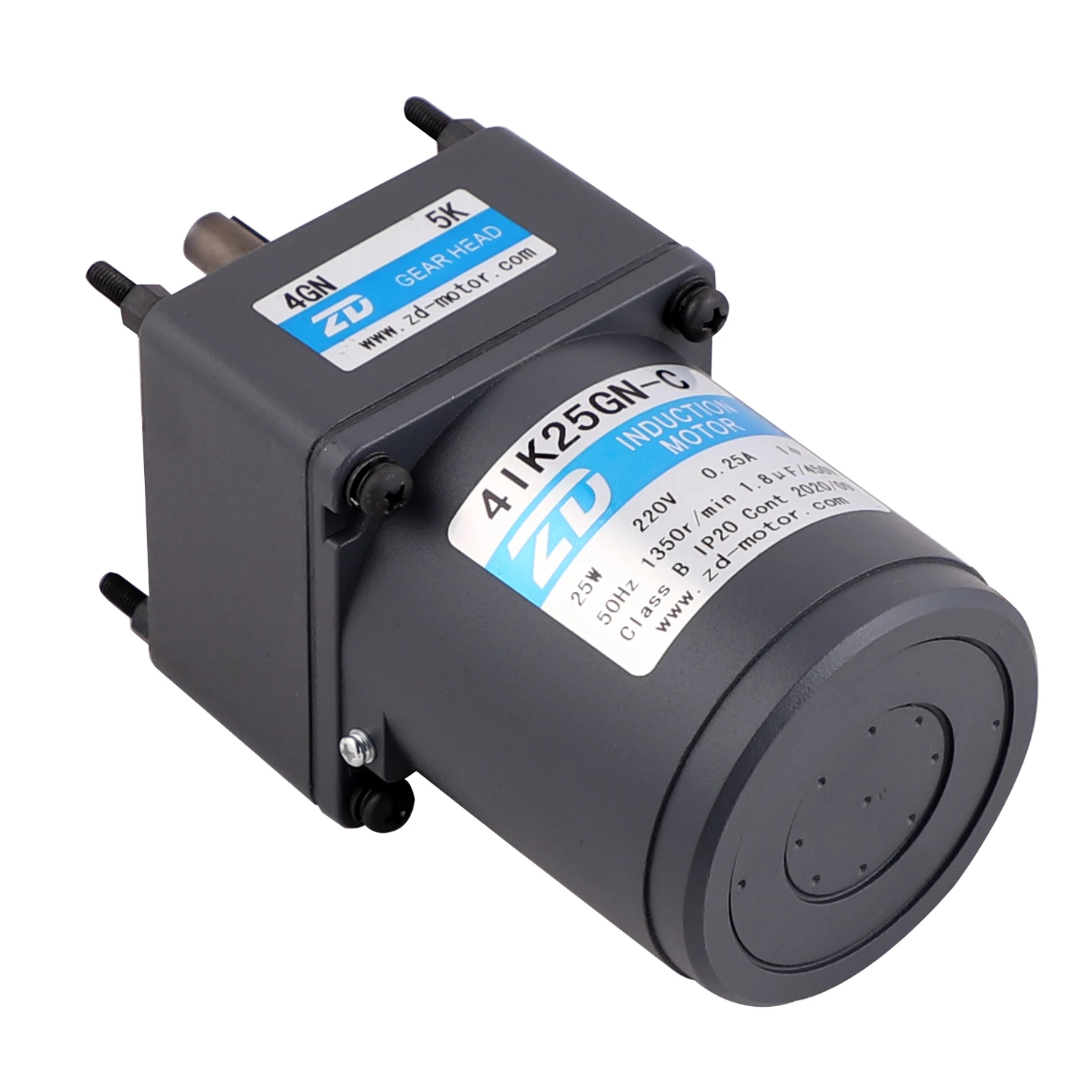 Индукционный мотор-редуктор переменного тока 80 мм 25 Вт 4IK25GN-C