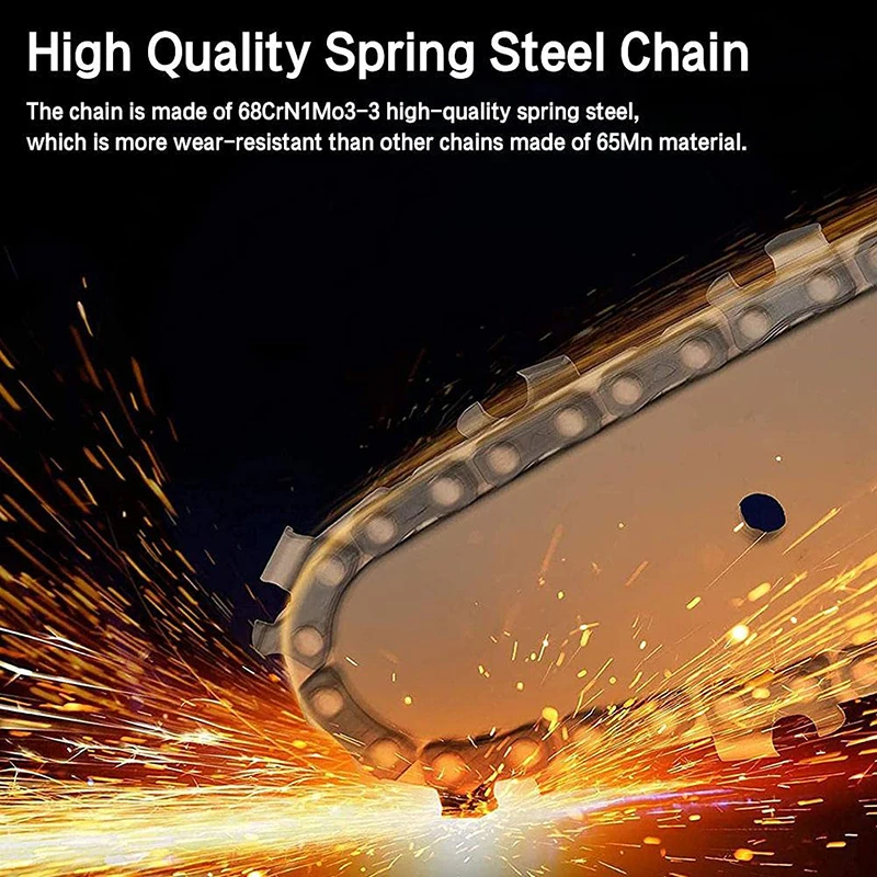 Мини-цепная цепь бензопилы сменная пилы беспроводная электрическая переносная