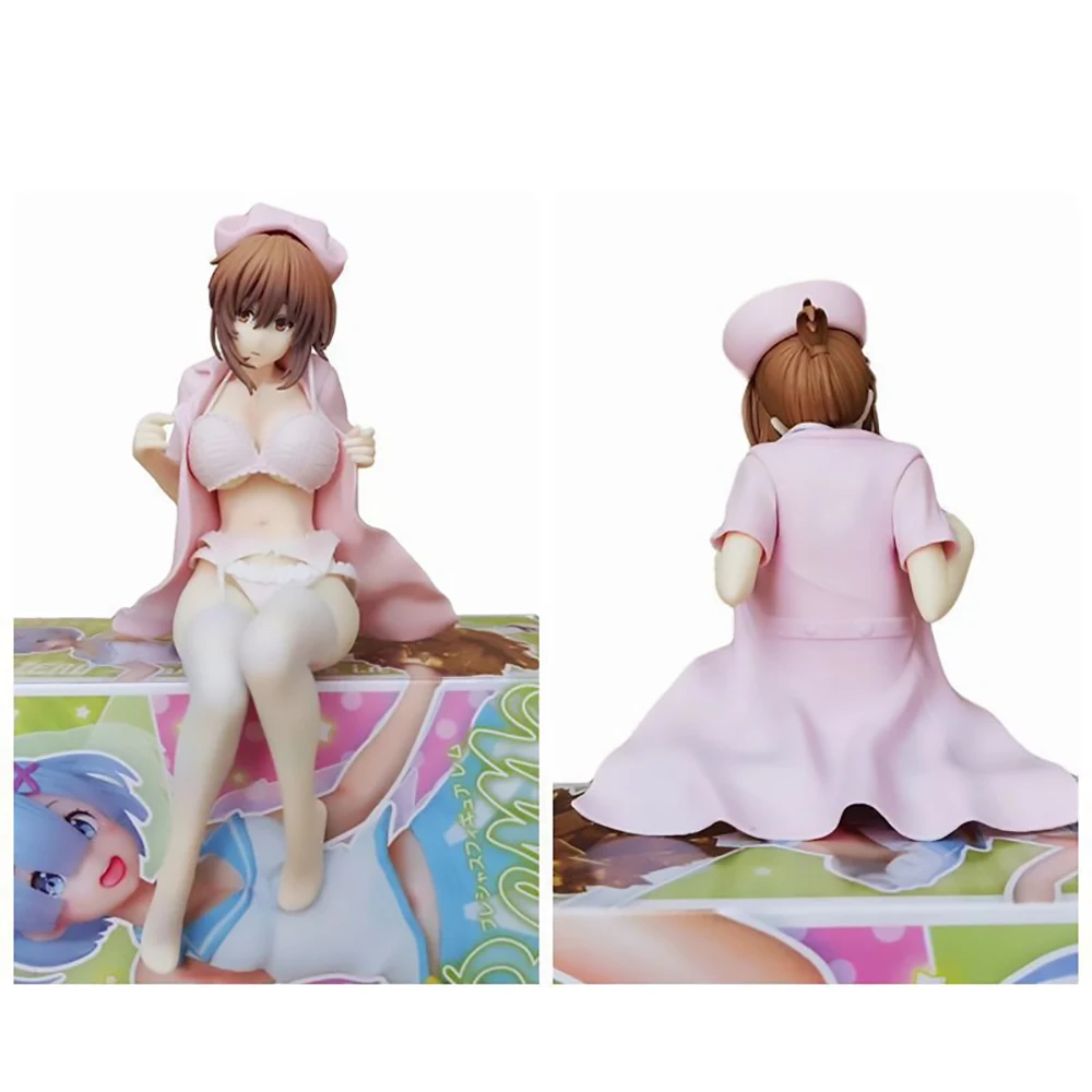 

1/6 24cm Mio Akagi Beautiful Sexy Nurse Girl Collection Action Figure Model Lying Adult Toy Statue Decoration Boxed Gift