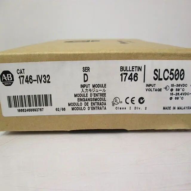 

Новый заводской герметичный AB 1746-IV32 SER D SLC 500 входной модуль 1746-IV32