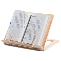 2022 foldable wood reading bookshelf table stand bracket tablet pc pad support wooden bookends desk organizer stationery gift
