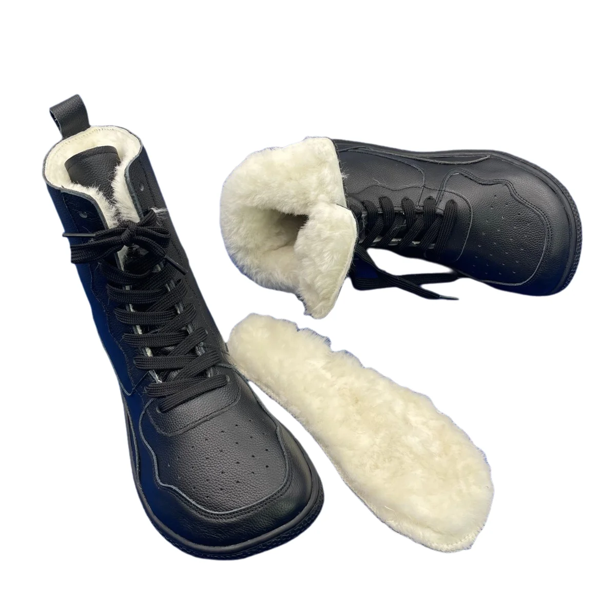 Tipsietoes Босиком Зимние сапоги средней высоты из натуральной кожи на подкладке