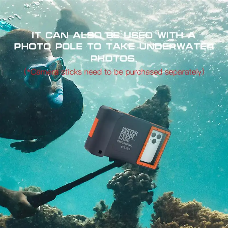 Phone Case Waterproof Diving Underwater Shell Mobile Camera Deep Sea Snorkeling Pro Max Cover Water Submersible Cases Cell