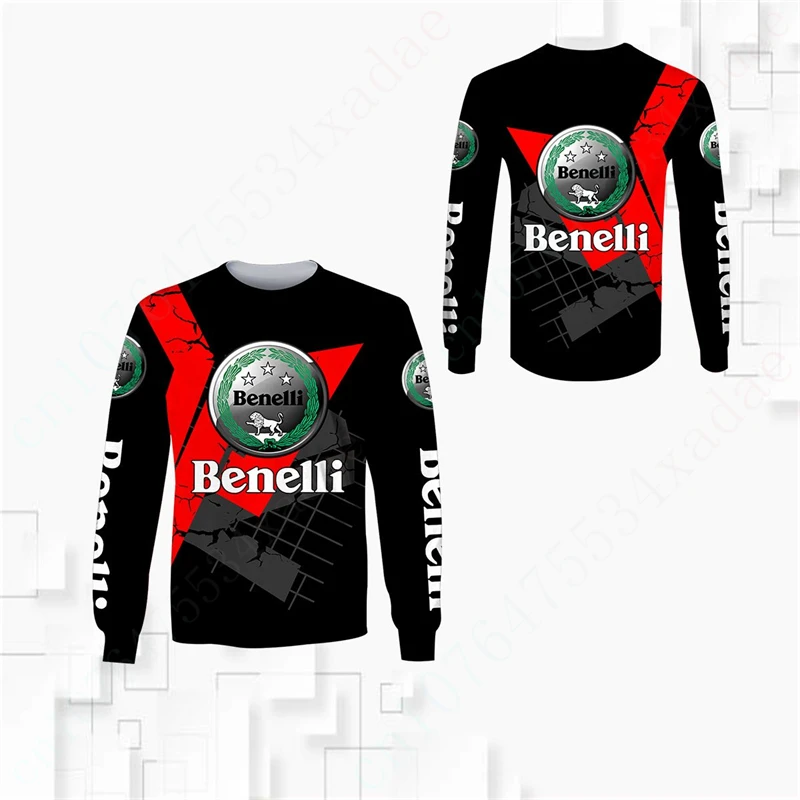 

Benelli Clothing Unisex Sweatshirt Casual T Shirt For Men Women Anime 3D Printing T-shirts Harajuku Luxury O Neck Long Sleeve