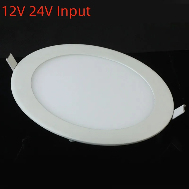 napięcie 12V 24V LED typu Downlight wpuszczana lampa sufitowa Panel świetlny ze sterownikiem aluminium WW-3000K NW-4000K CW-6000K