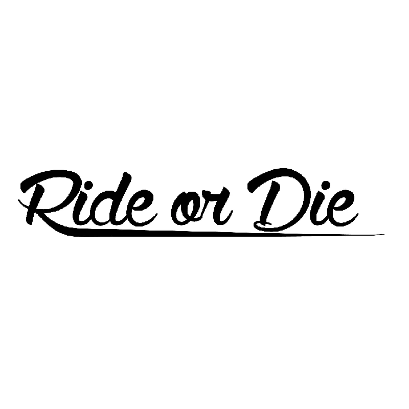 

17*3.2cm Creativity Personality New Ride or Die Sticker Car Style Sticker Tuning Racing JDM Car Stickers & Funny Decals