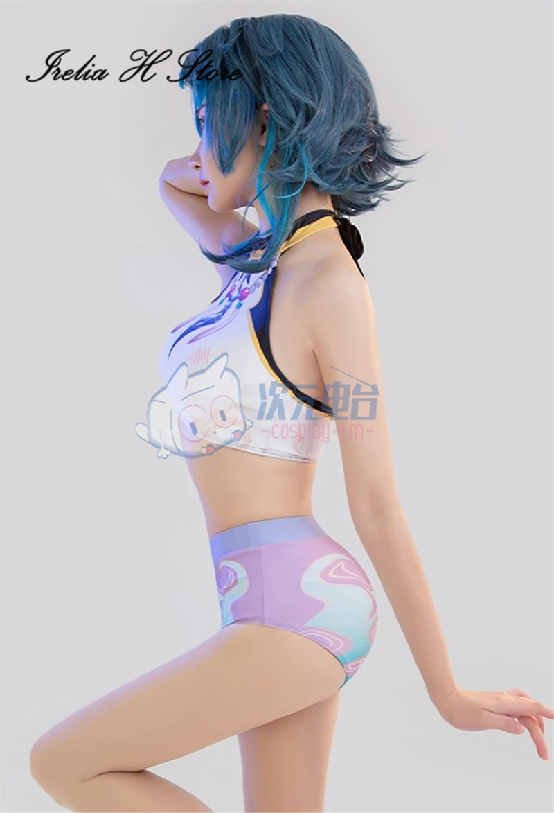 Irelia H Store Genshin Impact Hu Tao сексуальный комбинезон косплей костюм летний купальник
