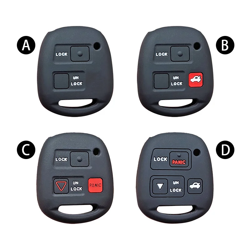 Резиновый силиконовый чехол для автомобильного ключа Toyota Land Cruiser YARIS CAMRY RAV4 Corolla