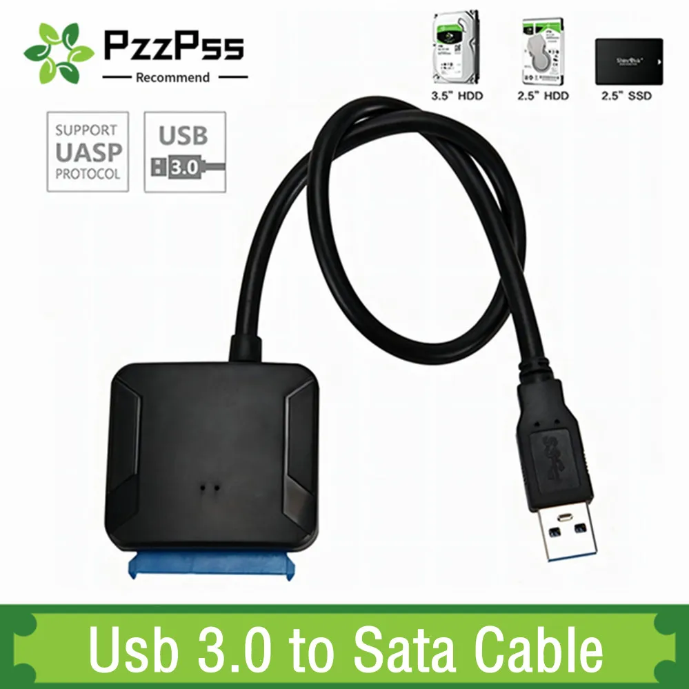

Usb 3.0 To Sata 3 Cable Sata To USB Adapter Convert Cables Support 2.5/3.5 Inch External SSD HDD Adapter Hard Drive Connect Fit
