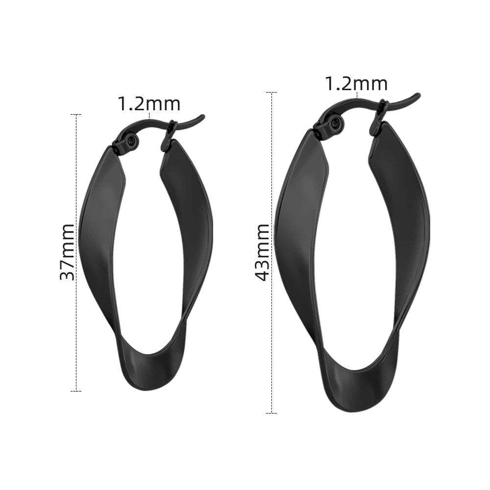Серьги из нержавеющей стали Европейская и американская мода индивидуальное