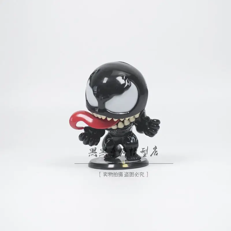 

2023 New Hot Venom Cartoon Q Edition Kawaii Spoof Figurine Exquisite Car Decoration Children's Toy Birthday Present