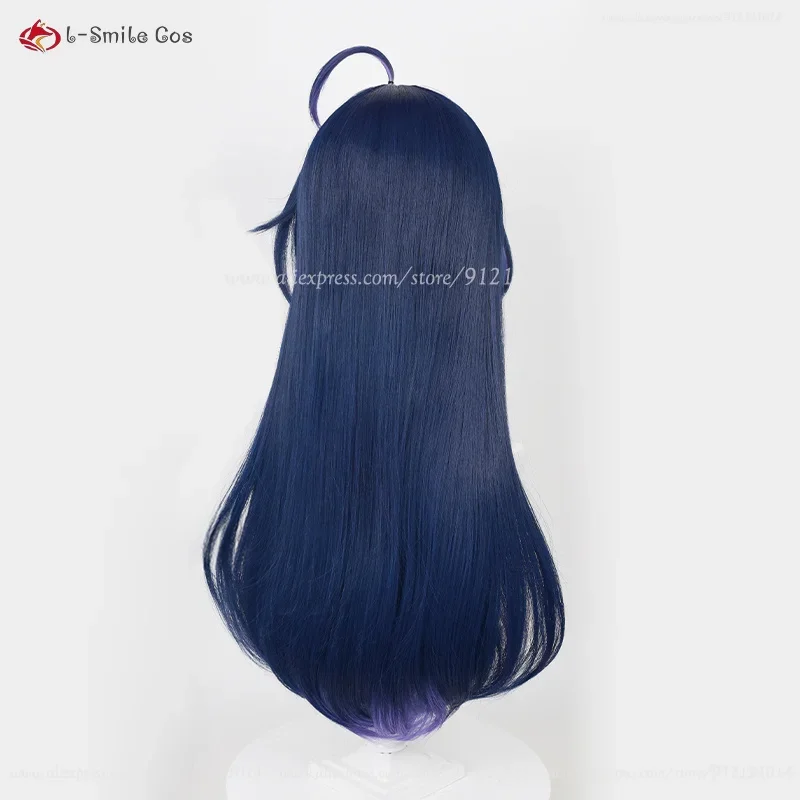 Game Honkai: Star Rail Seele Косплей Парик 73 см Синий Черный Фиолетовый Волосы на голове