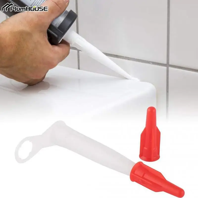 

Насадки для пистолета для герметизации, запасная силиконовая насадка, силиконовая трубка, насадка, герметичный мастический картридж, Запасные насадки, крышка с винтом