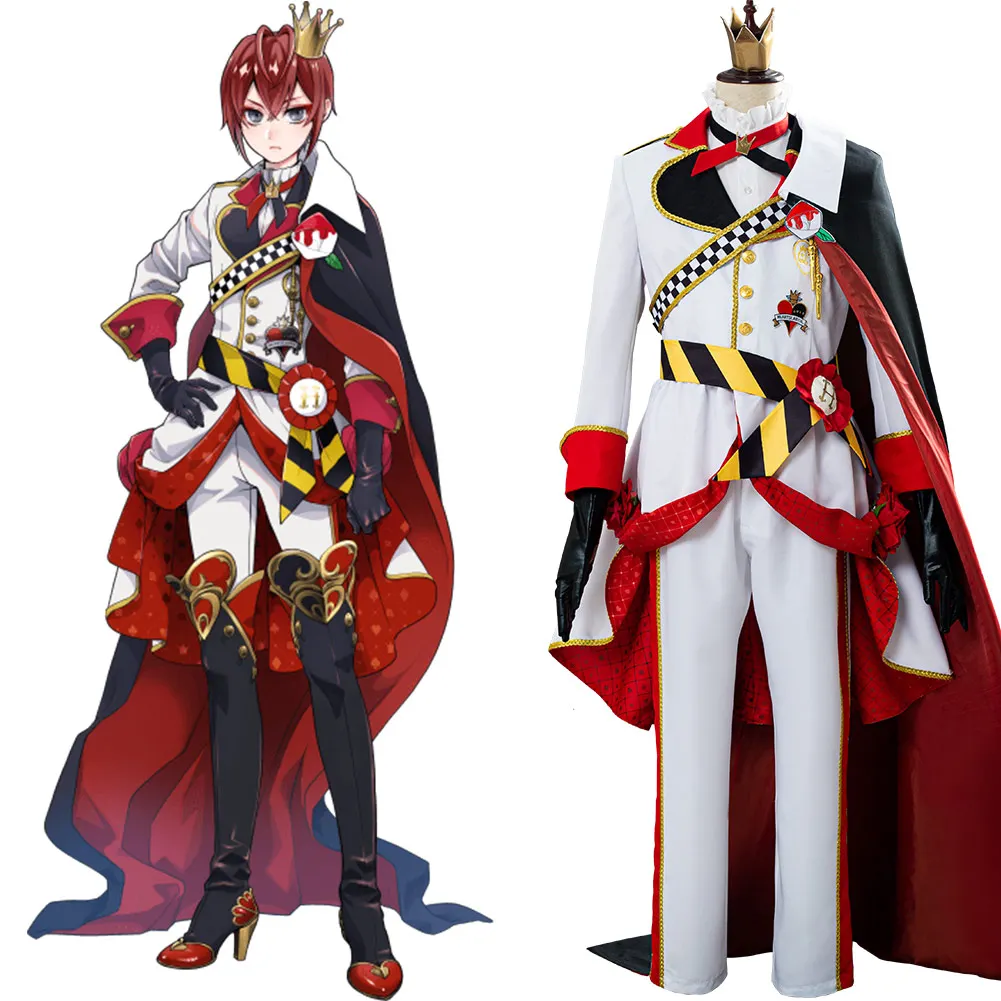 

Twisted Wonderland Riddle Rosehearts Cosplay Costume Halloween Carnival Suit