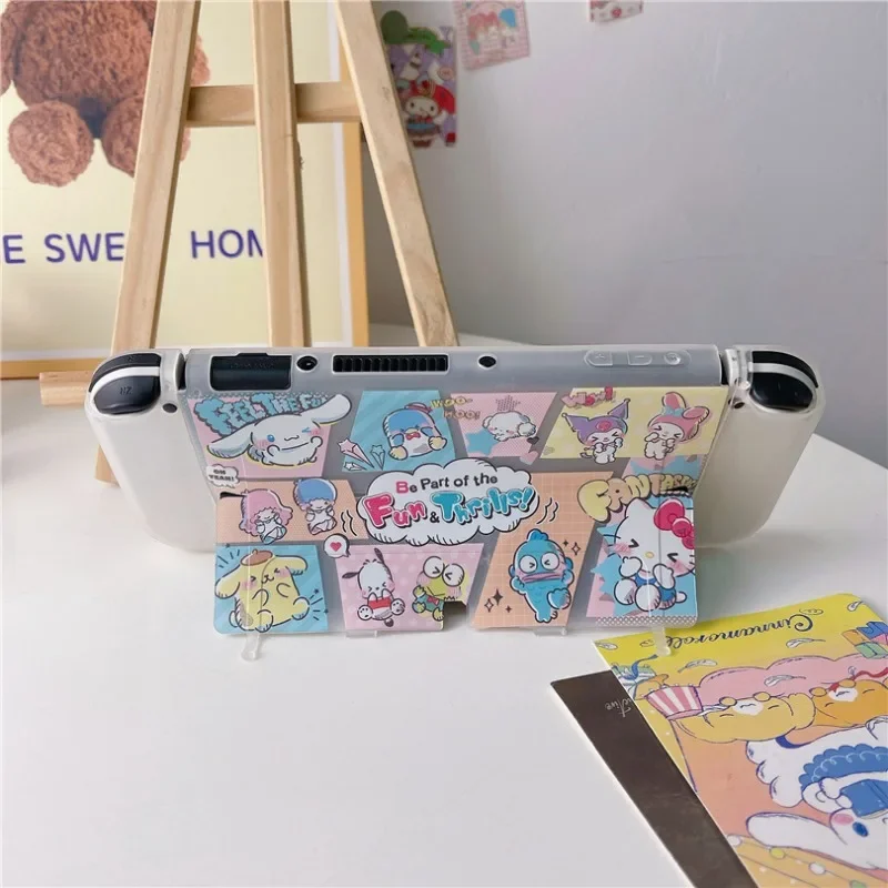 Оригинальный мультяшный чехол для Nintendo Switch Split NS Oled