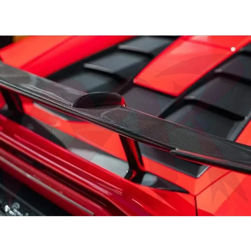 Для Lamborghini Huracan EVO настоящее кованое углеродное волокно заднее крыло автомобиля