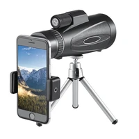 powerful monocular 18x62 telescope high definition super zoom with smartphone holder tripod portable hunting bird watching