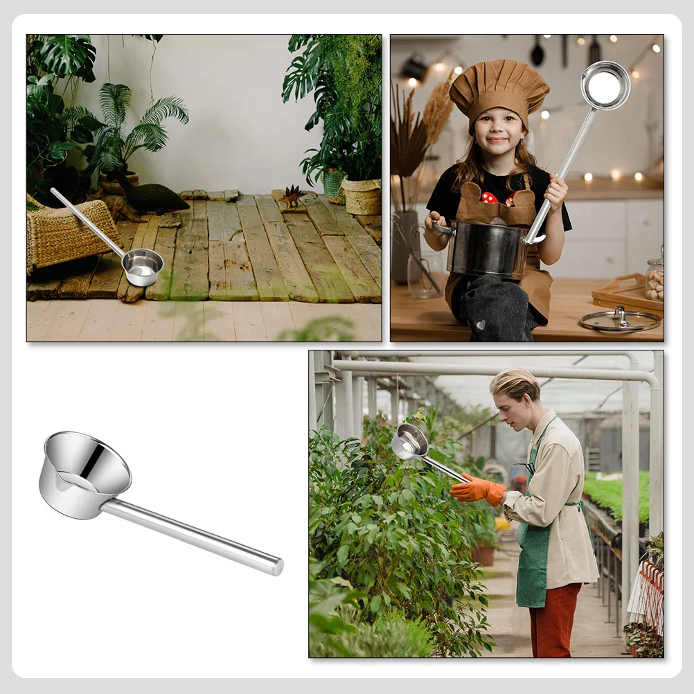 

Handle Water Spoon Multipurpose Water Scoop Stainless Steel Ladle Kitchen Water Scoop