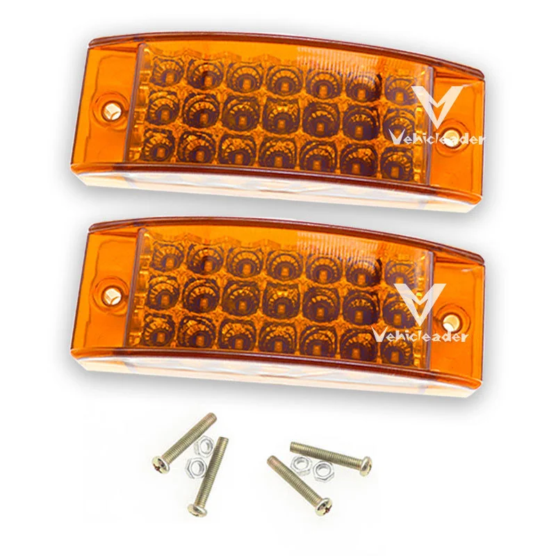 

1 Pair Flowing Indicator Blinker 21LED Tail Light Waterproof Trailer Brake Rear Warning Tailight 12V 24V Stop Lamp