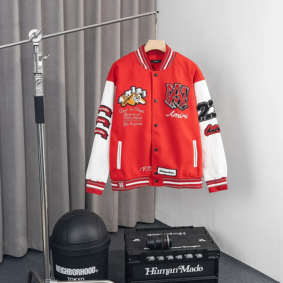 Куртки AMIRI ткань высокого качества против морщин комфортный дышать Мода Тонкая