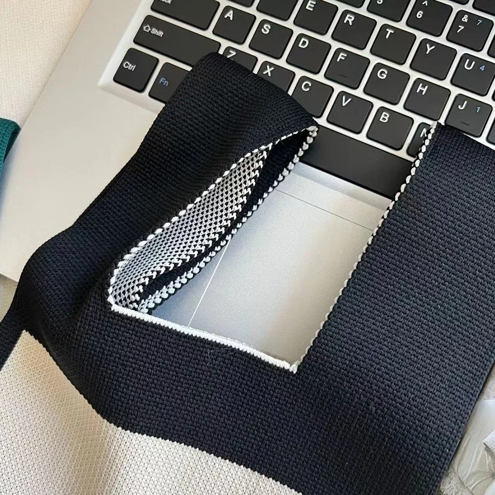 Сумка на запястье с узелком ручной работы женская сумка-тоут для покупок