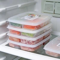 food preparation storage box food grade compartment refrigerator freezer organizers sub packed meat onion ginger dishes crisper