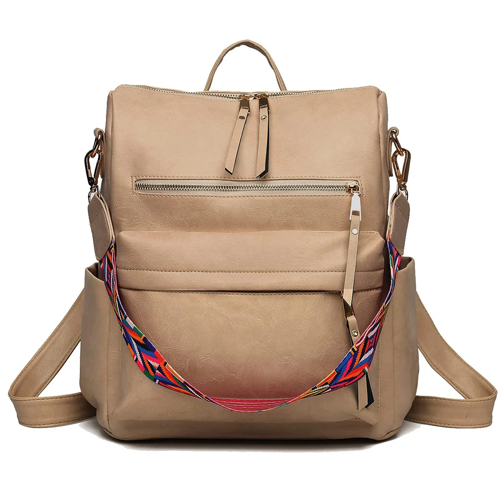 

Women Backpack Purse Fashion Travel Bag Multipurpose Designer Handbag Ladies Satchel PU Leather Shoulder Bags