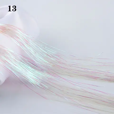 Синтетические волосы для наращивания, 100 прядей, радуга