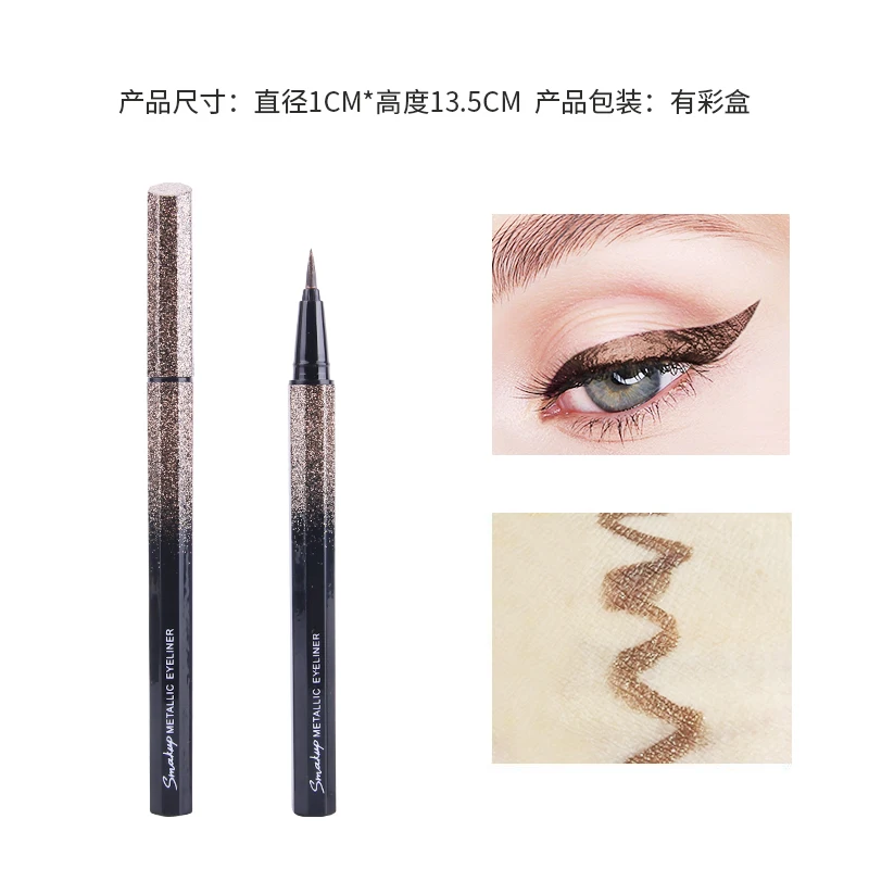 

1PC Professional Women Ultimate 6 Colors Liquid Eyeliner Long-lasting Waterproof Quick-dry Eye Liner Pencil Pen Makeup Beauty