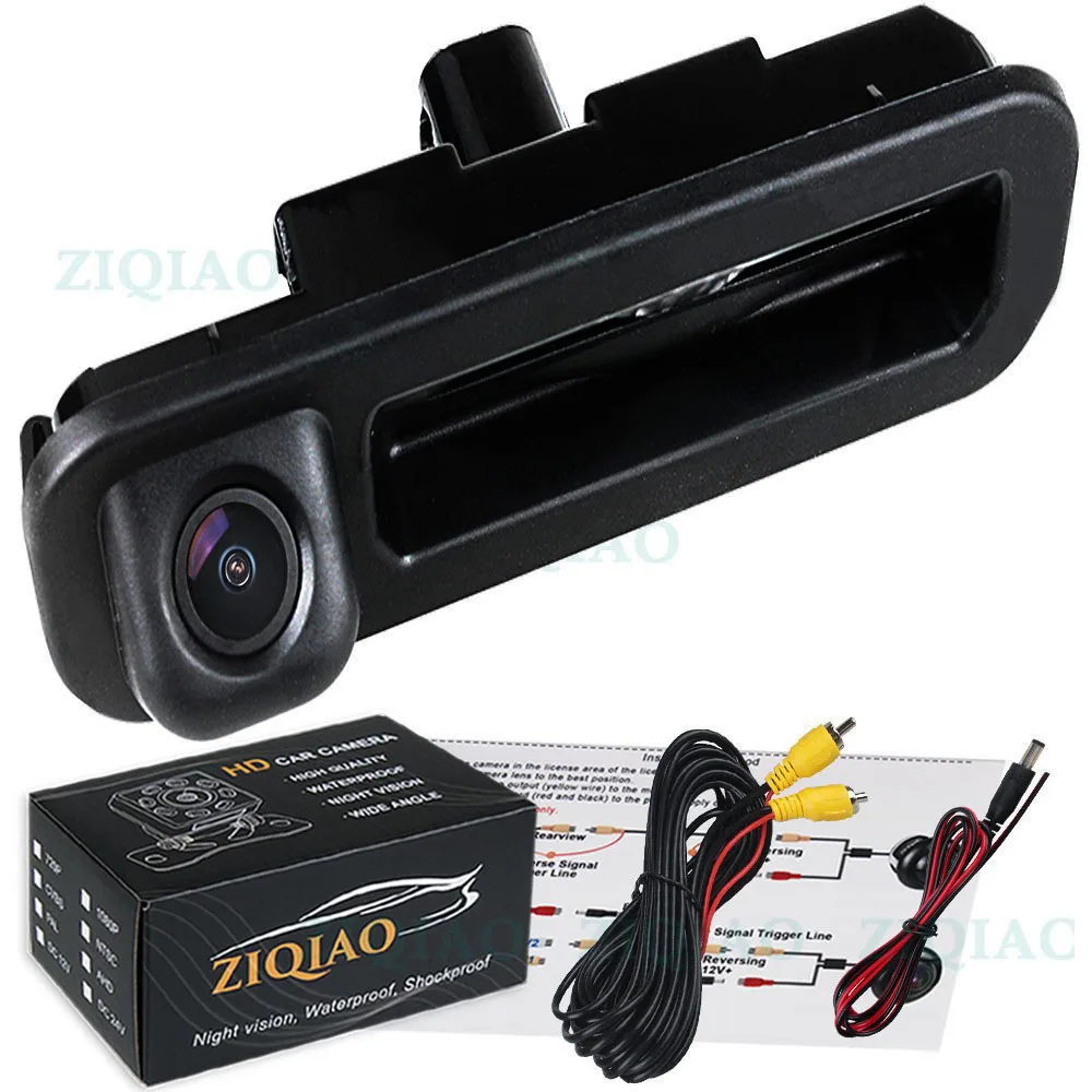 

ZIQIAO для Ford Focus 3 Hatchback Sedan 2012 2013 SW 2015, специальная ручка багажника, HD камера заднего вида HS067